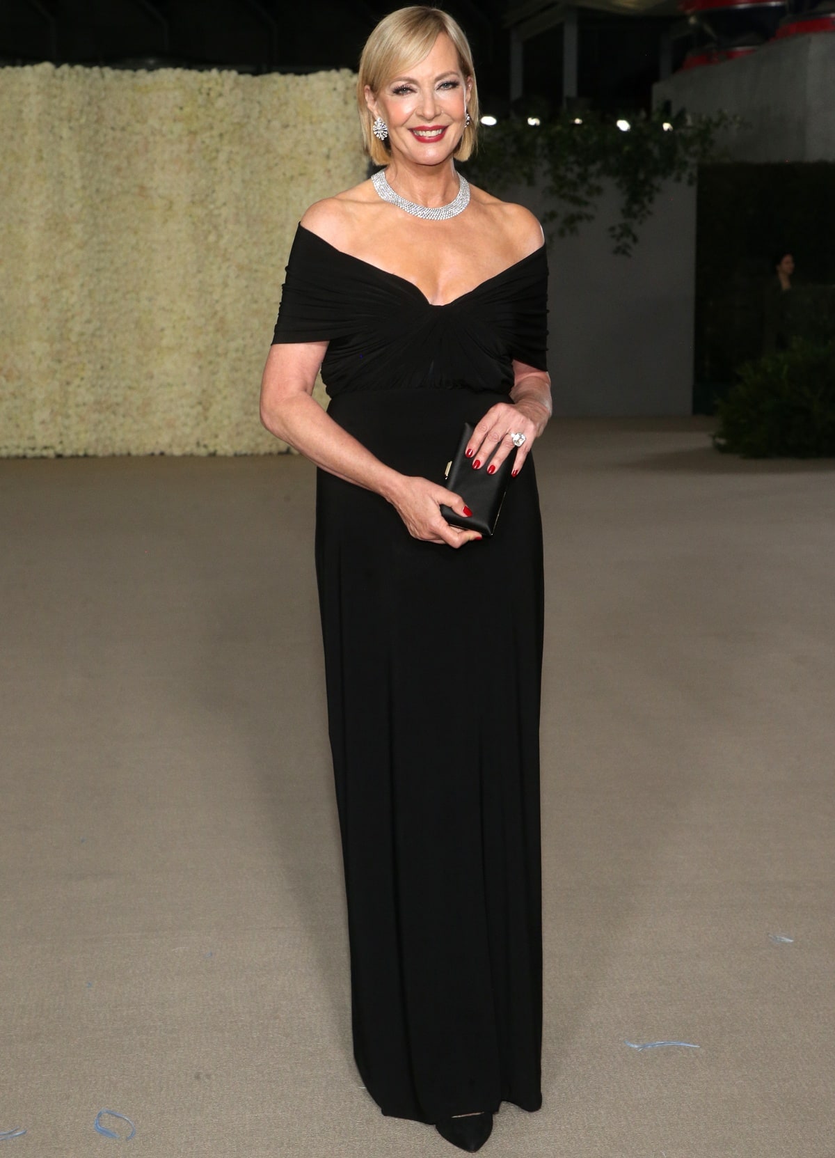 Allison Janney looking elegant in a Brandon Maxwell dress at the 2nd Annual Academy Museum Gala