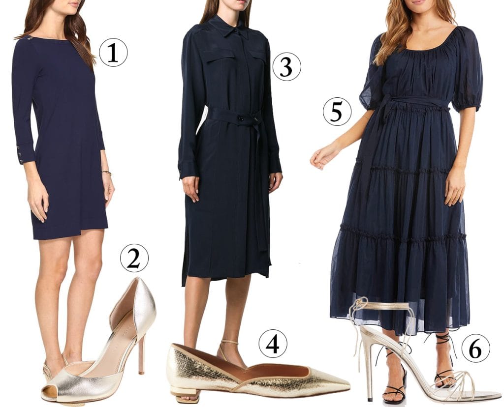 9 Best Color Shoes to Wear With a Navy Dress: Outfit Ideas