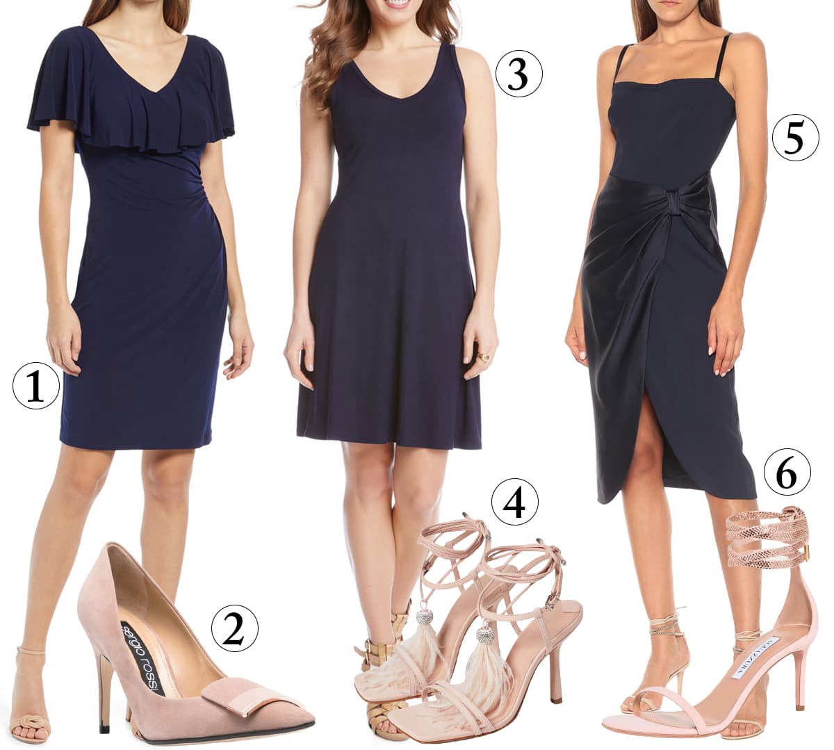 Ka akmens At aid t Iejauk an s What Color Shoes With Navy Blue Dress 