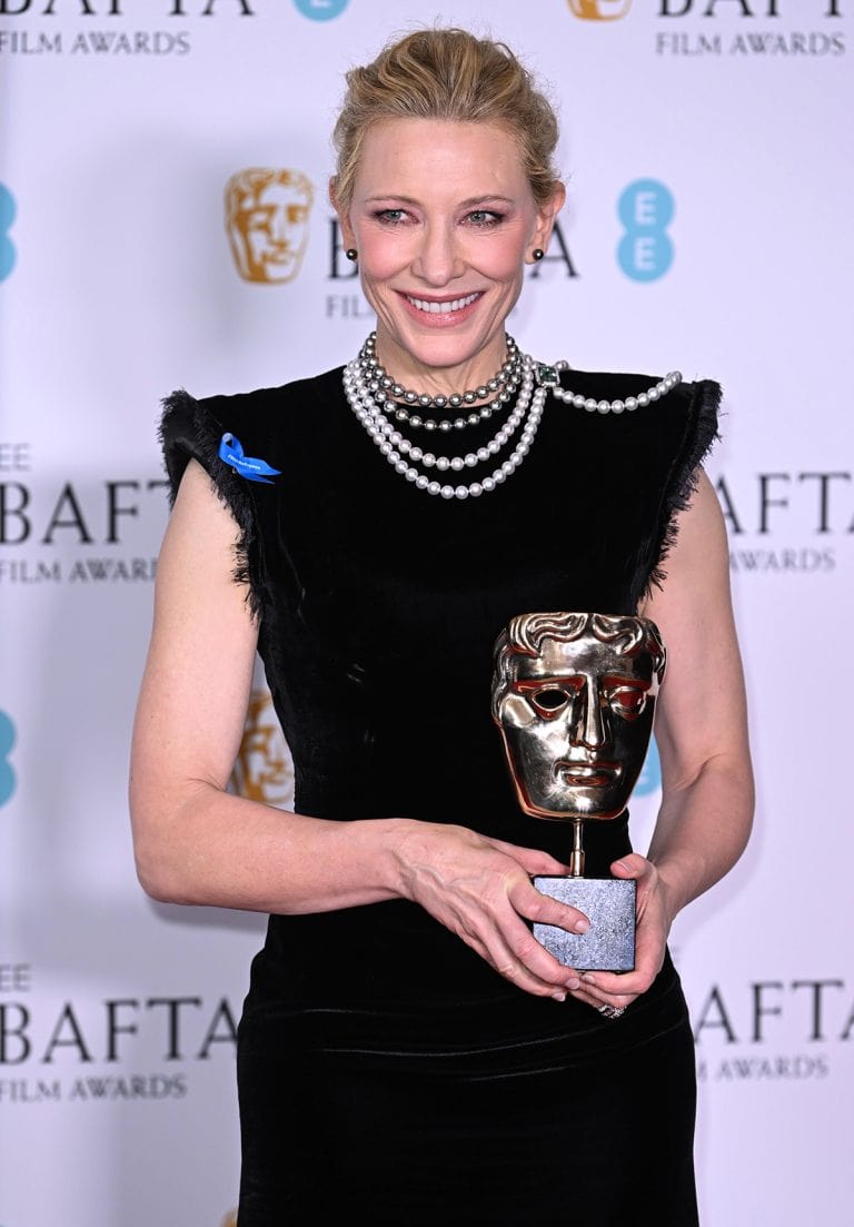 BAFTA Best Actress Cate Blanchett Rewears 2015 Oscars Dress With