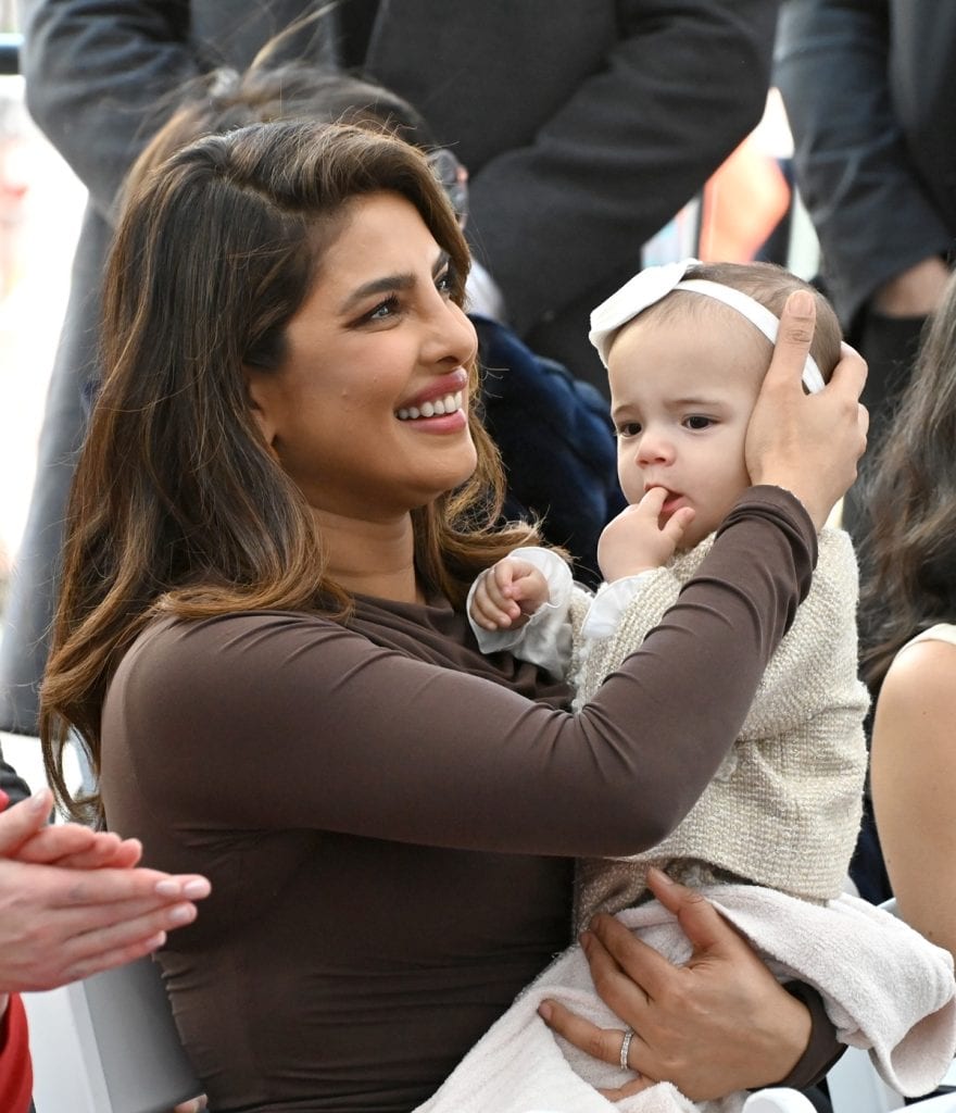 Malti Marie Chopra Jonas Makes Adorable Debut at Hollywood Walk of Fame ...