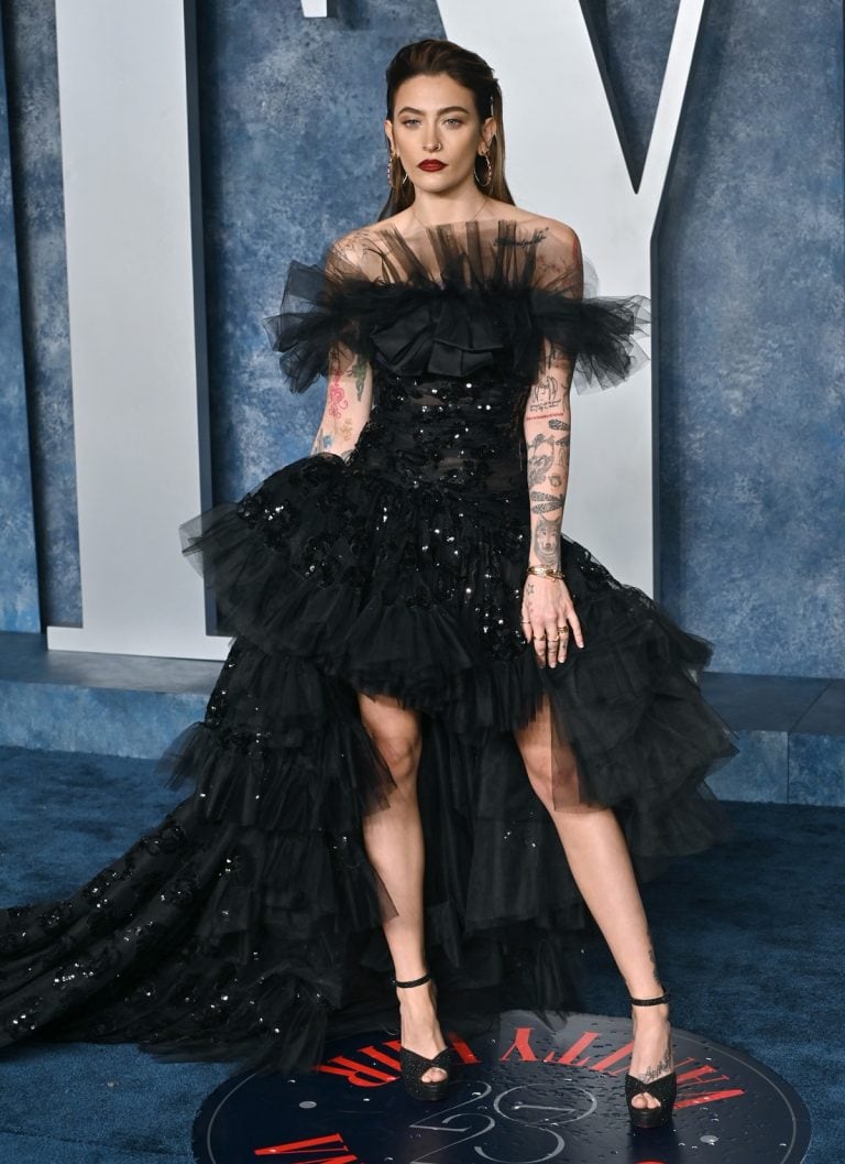 Gucci and Tattoos: Paris Jackson's Bold Fashion Choices at the Fashion ...