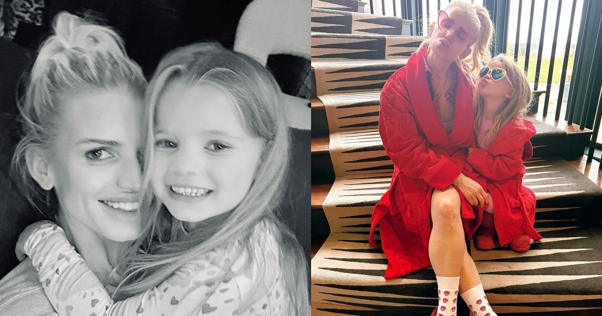 Jessica Simpson Shares Adorable Photo With Mini Me Daughter Birdie Mae On Instagram 