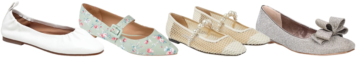 Linea Paolo Newry Ballet Flat; Journee Collection Karissa Flat; Jimmy Choo Ade Flat Ballerina Pumps; J. Renee Vesey Flat