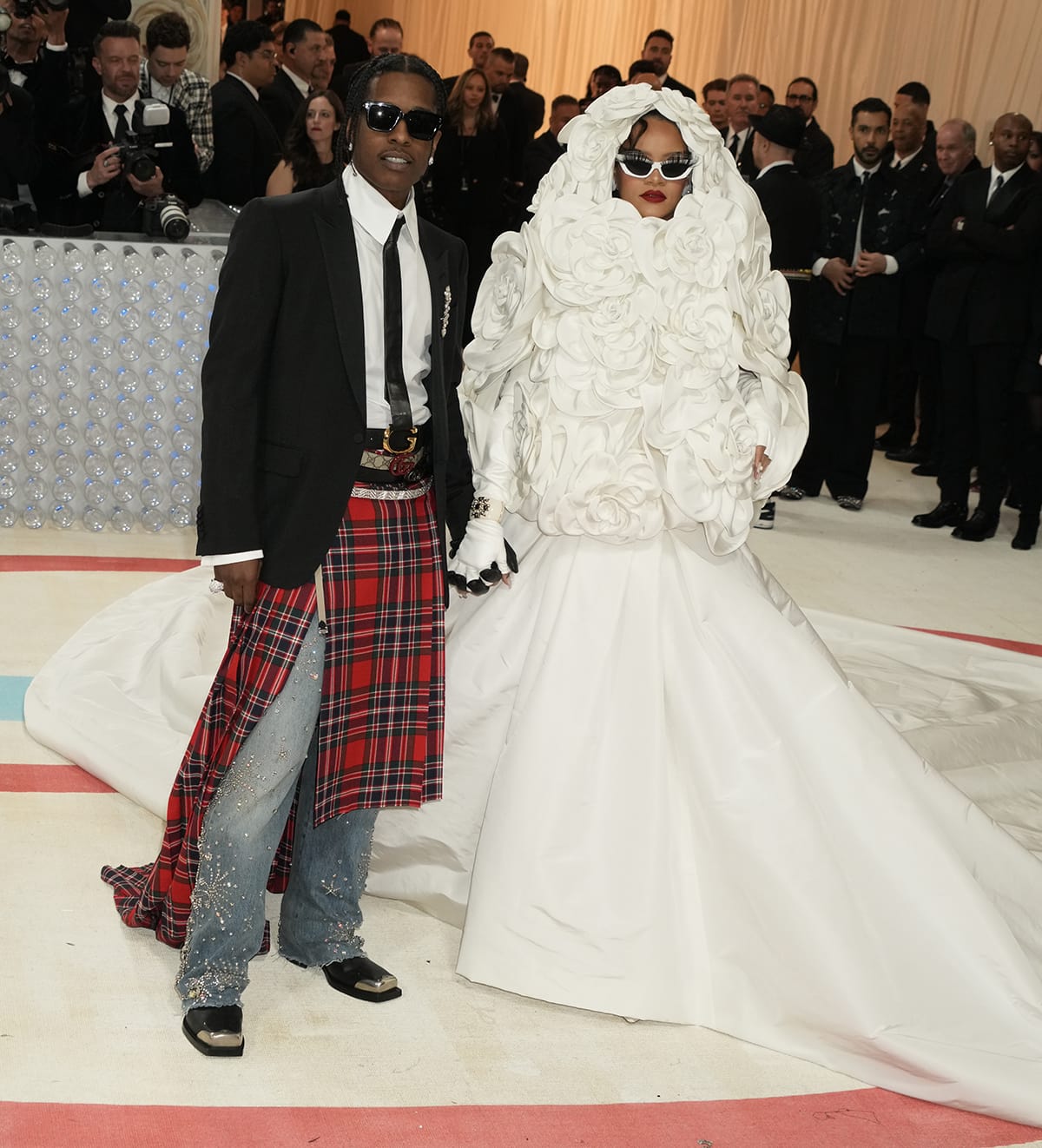 Met Gala 2023: Rihanna and A$AP Rocky Reign as Royalty in Stunning ...