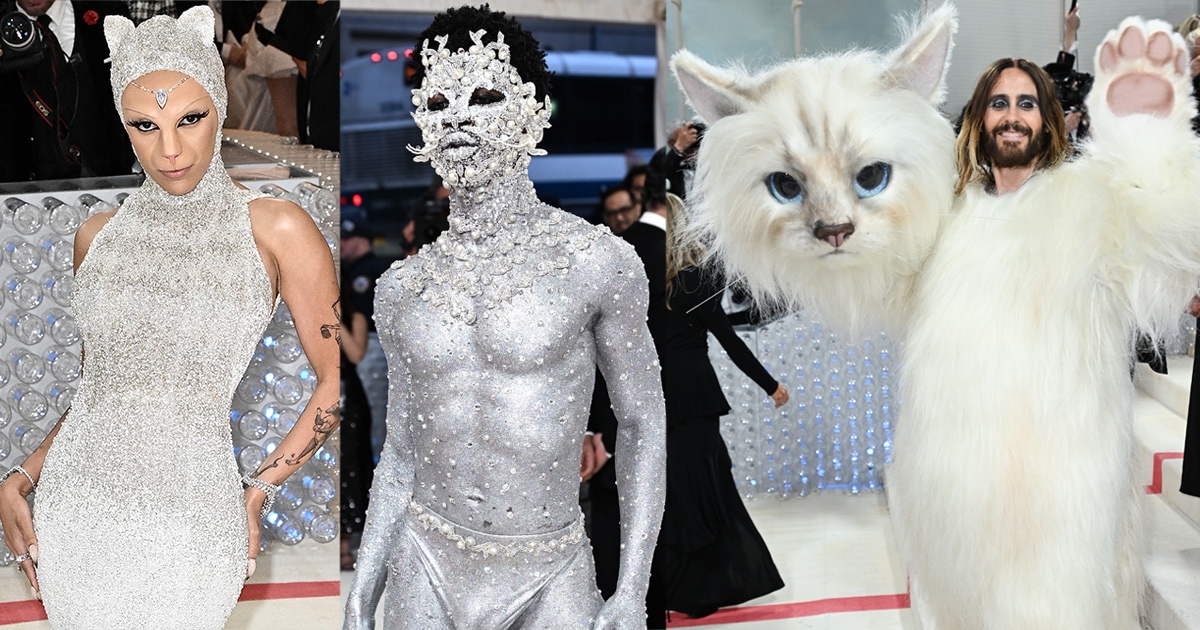 Met Gala 2023 Cat Showdown: Doja Cat, Jared Leto, Lil Nas X Honor Karl ...