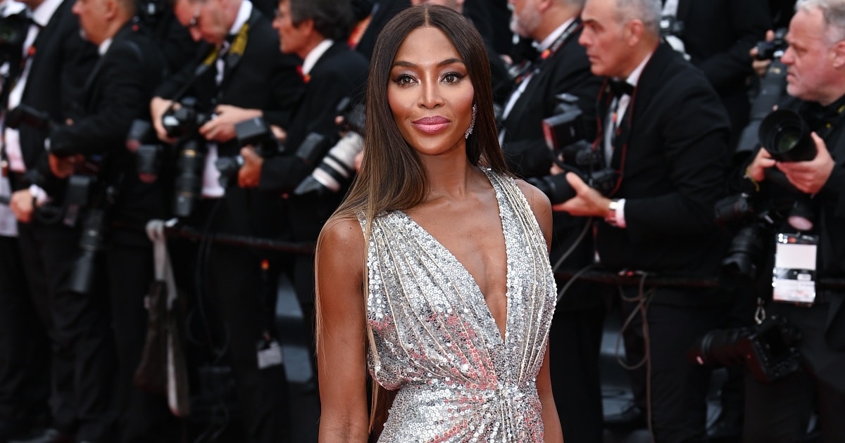 Mesmerizing Brilliance: Naomi Campbell Dazzles in Sequined Silver ...