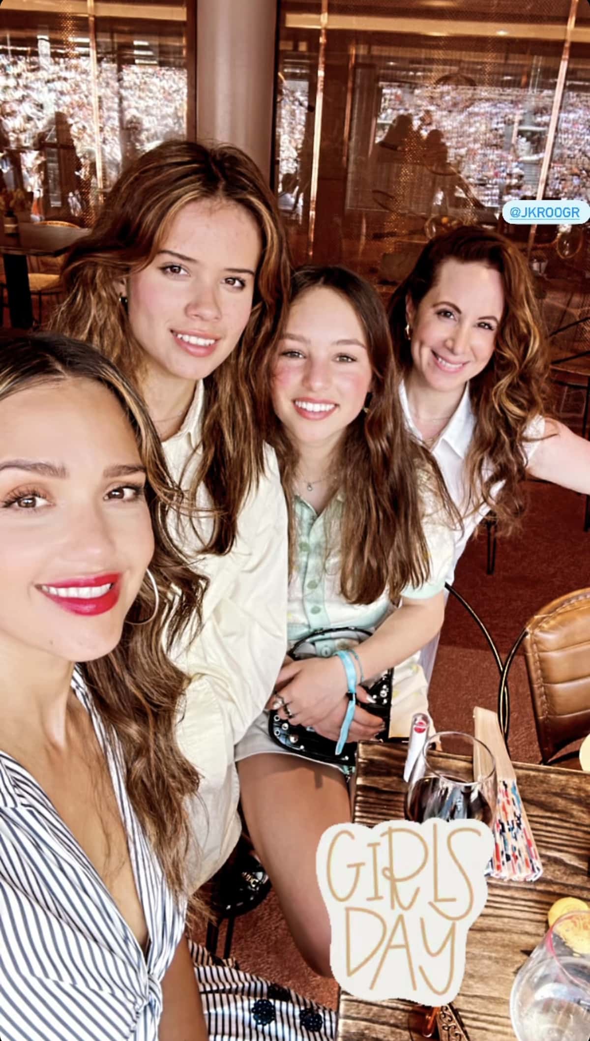 Jessica Alba Makes Rare Public Appearance With Look Alike Daughter Honor In Chic Summer Dresses
