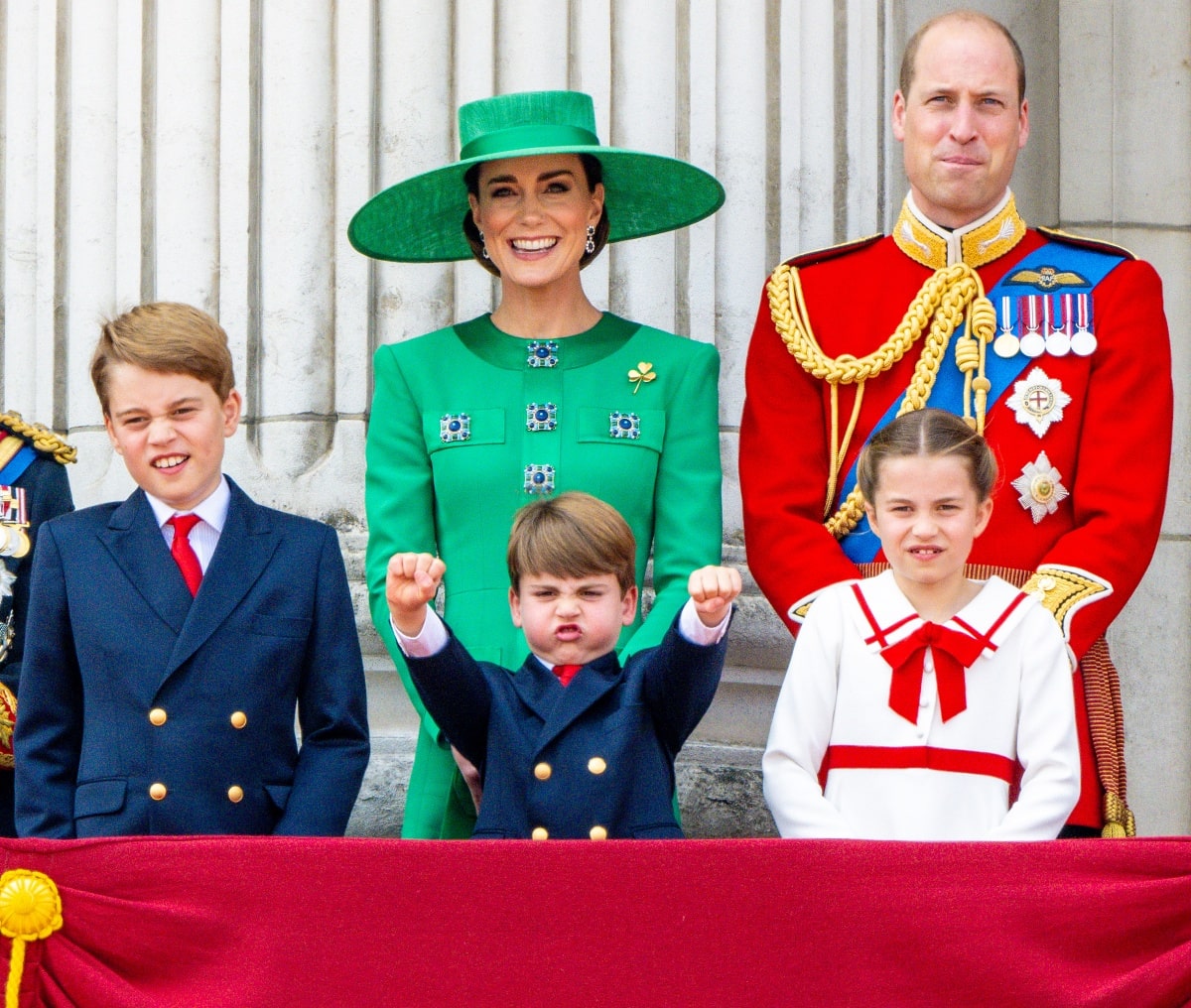 Kate Middleton Makes Trooping the Colour Debut in Bright Green Andrew ...