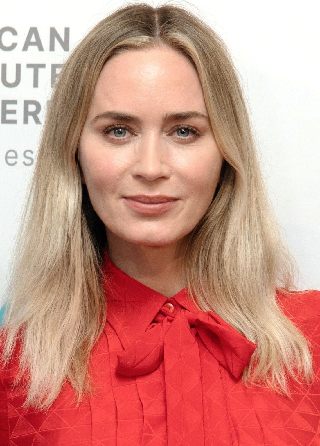 Emily Blunt's Red Dress and Prada Heels Steal the Show at American ...