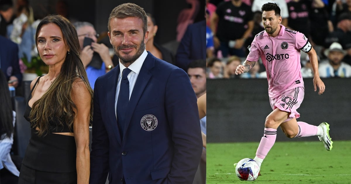 David and Victoria Beckham Witness Lionel Messi's Inter Miami Debut