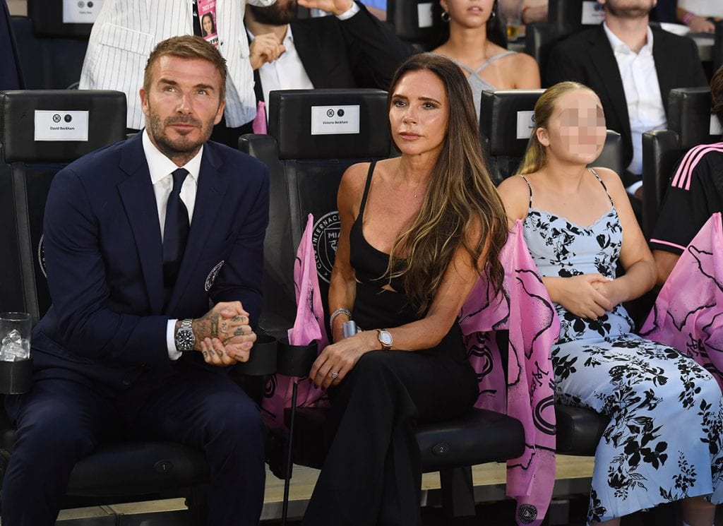 David and Victoria Beckham Witness Lionel Messi's Inter Miami Debut