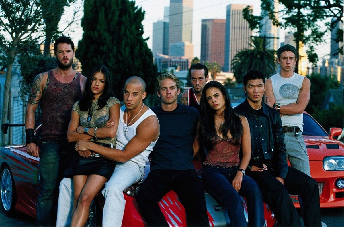 Vin Diesel, Jordana Brewster, Chad Lindberg, Michelle Rodriguez, Matt Schulze, Johnny Strong, Paul Walker, and Rick Yune played Dominic Toretto, Mia Toretto, Jesse, Letty Ortiz, Vince, Leon, Brian O'Conner, and Johnny Tran, respectively, in the 2001 film The Fast and the Furious