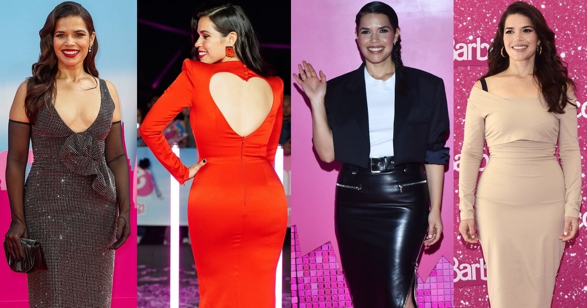 America Ferrera Stuns in 4 Glamorous Outfits at Barbie Promo Tour