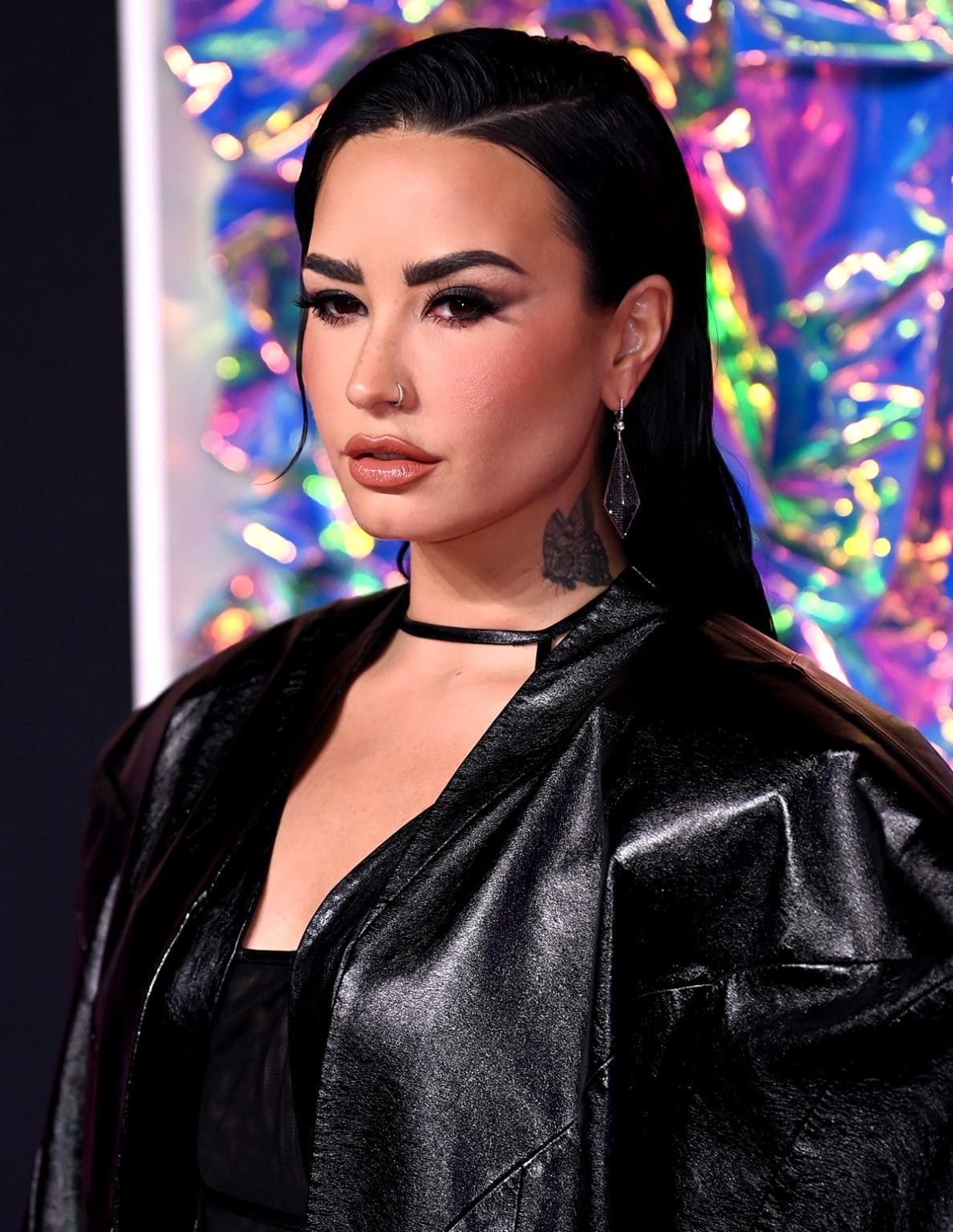 Demi Lovato Performs Rock Medley of Hits in Latex Outfit at the 2023 VMAs