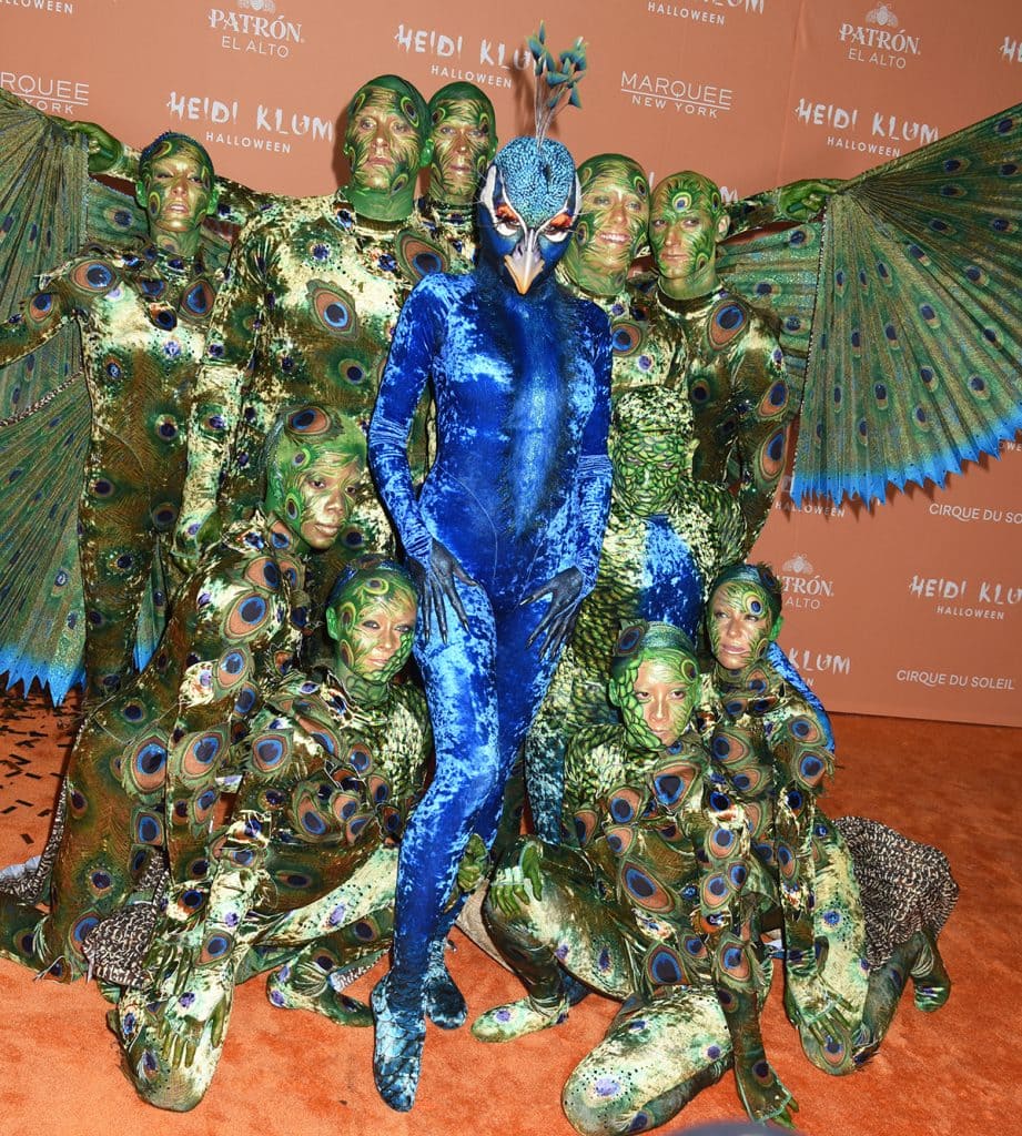 Heidi Klum Transforms Into Peacock Queen With Husband Tom Kaulitz as