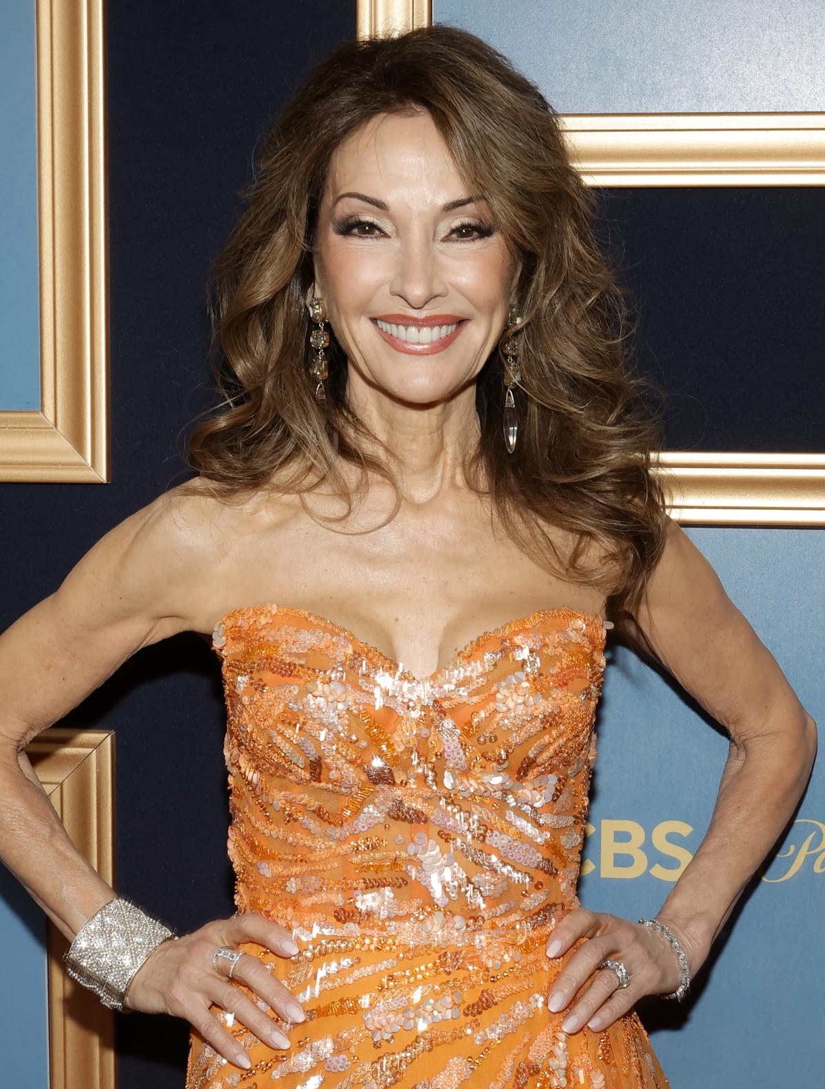 A triumphant moment for Susan Lucci as she receives the Lifetime Achievement Honor at the 2023 Daytime Emmys, celebrating her iconic role as Erica Kane