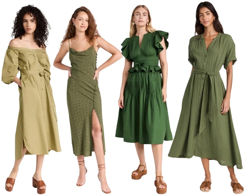 Green Dress, Gorgeous Shoes: Find Your Perfect Match!