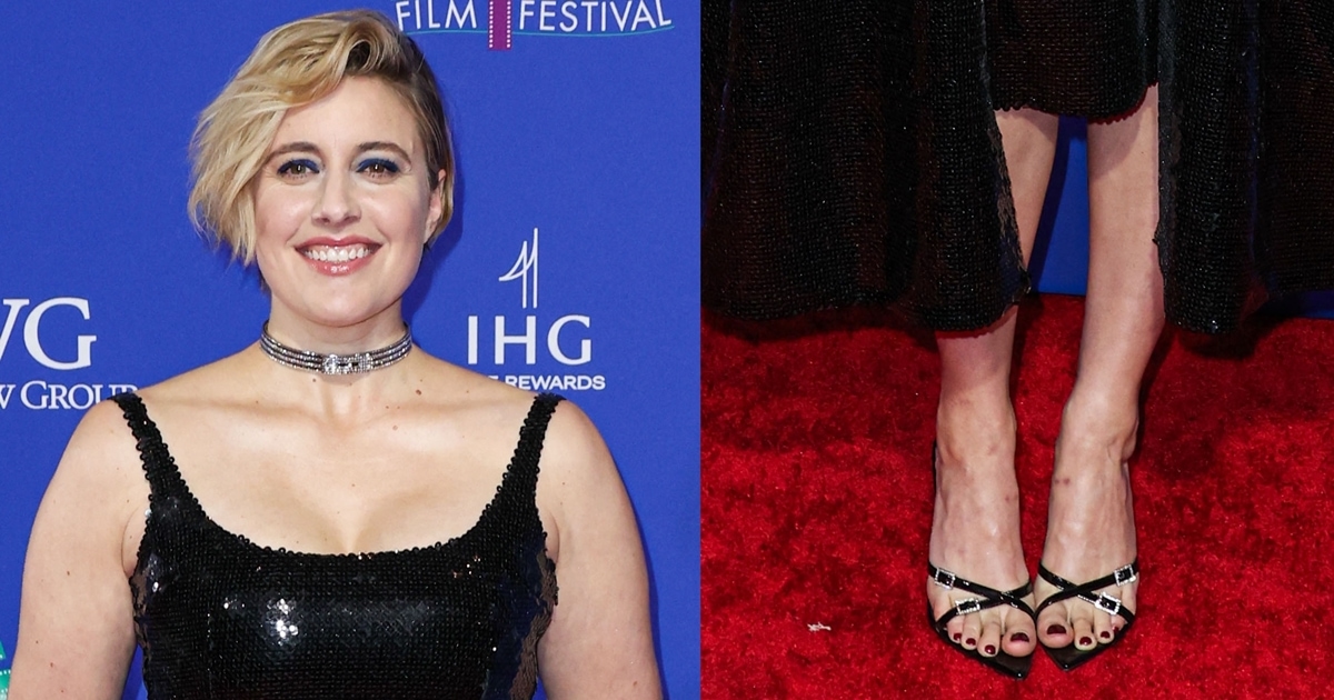 Greta Gerwig Receives Director Of The Year Award in Black Sequined ...