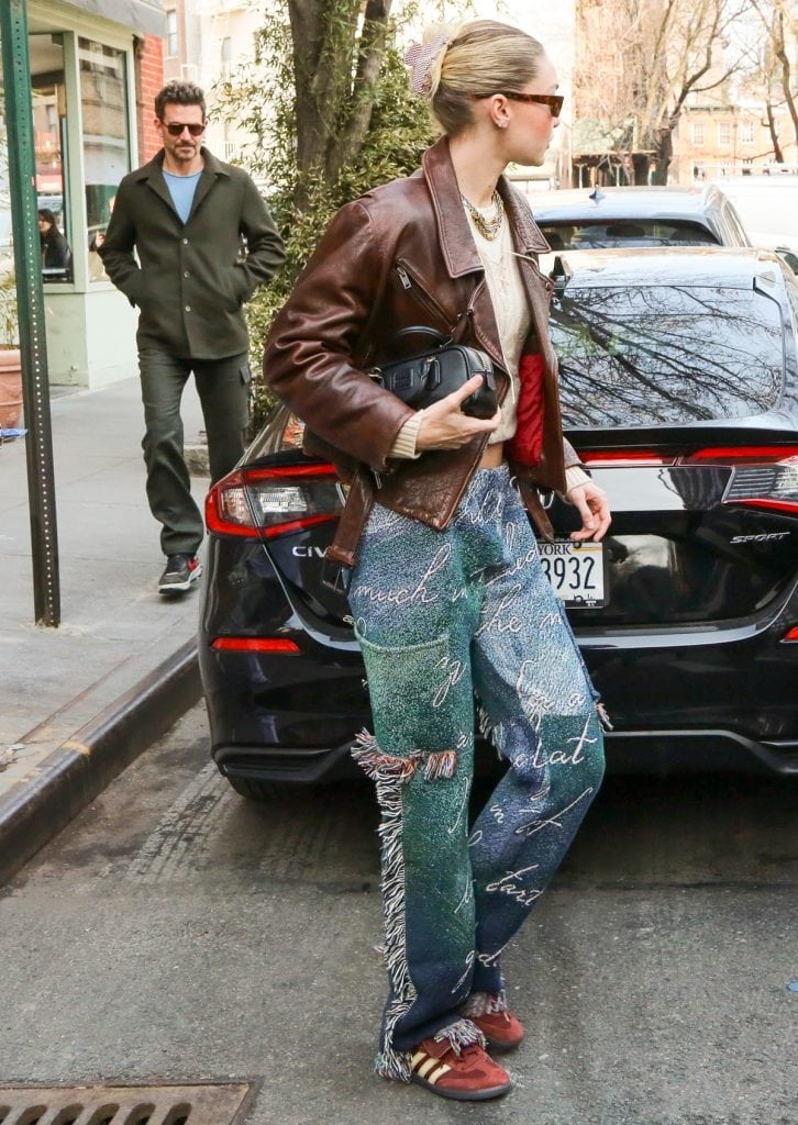 Gigi Hadid Goes on Breakfast Date in Adidas x Wales Bonner Samba ...