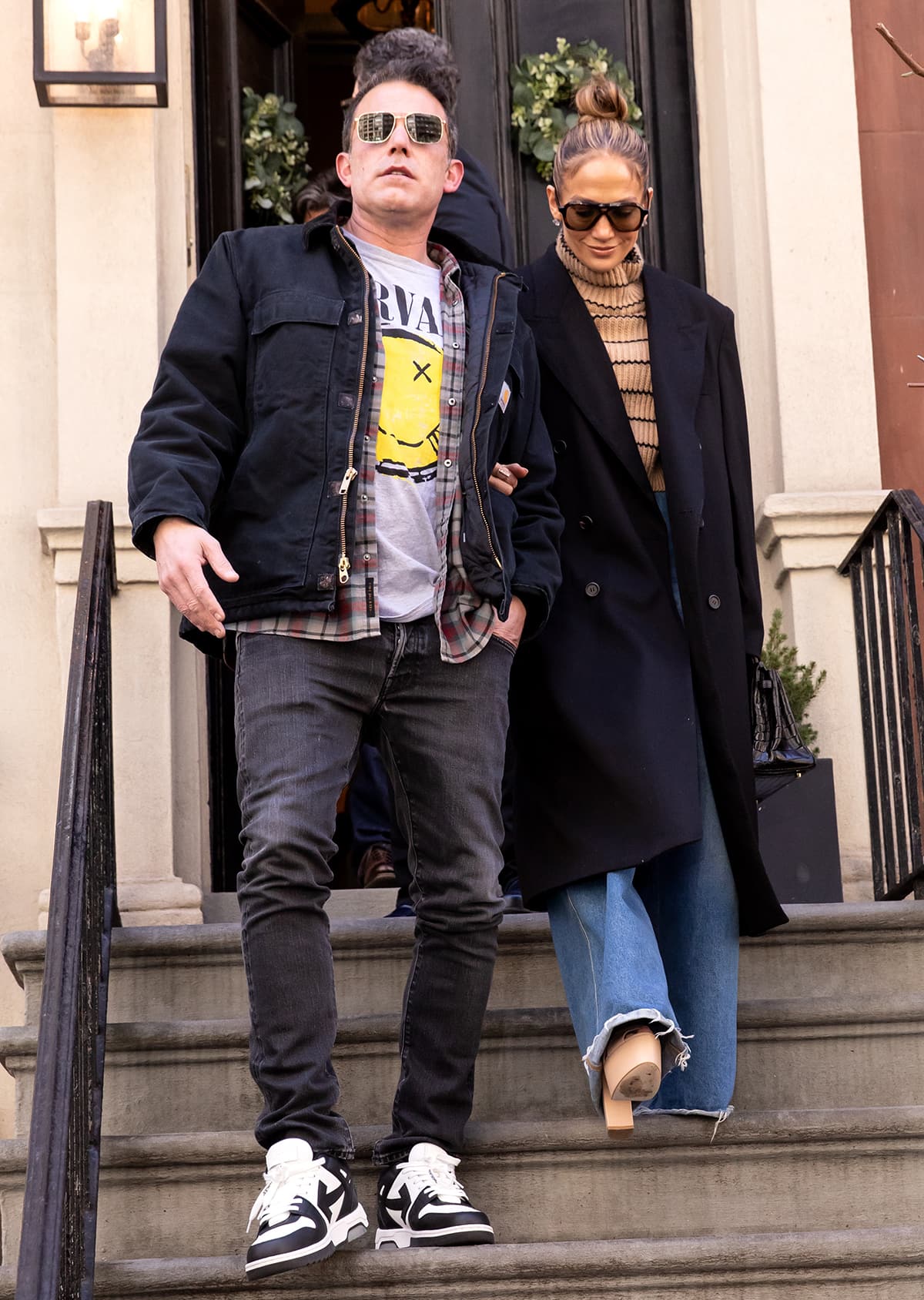 Ben Affleck and Jennifer Lopez go house-hunting in New York City in casual but stylish outfits on March 30, 2024