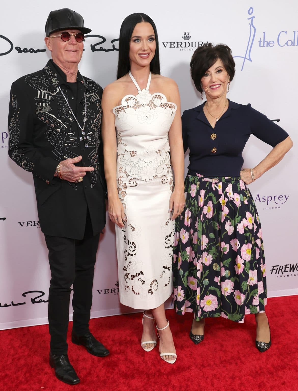 Katy Perry Dazzles in Oscar de la Renta at Colleagues Luncheon, Honored ...