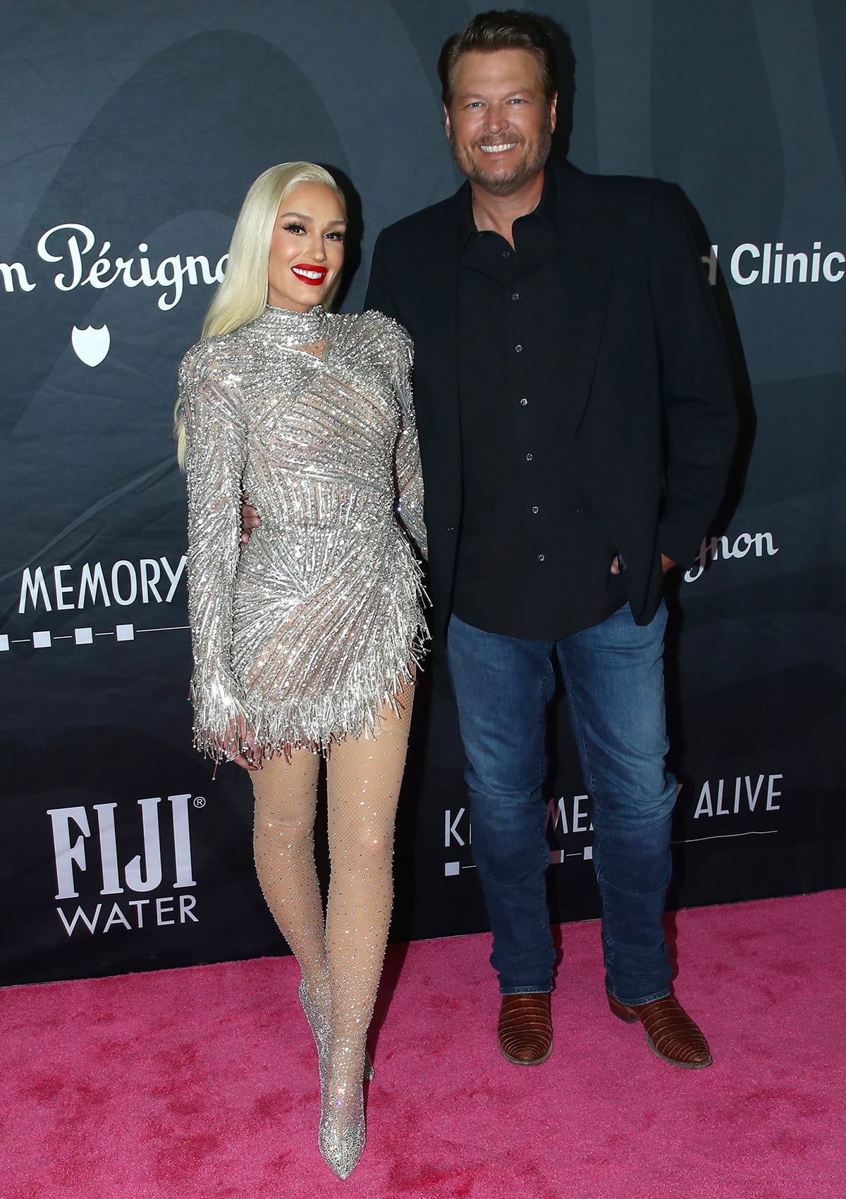 Gwen Stefani accompanies her husband Blake Shelton as he is honored at the 27th Annual Power of Love Gala hosted by Keep Memory Alive in Las Vegas