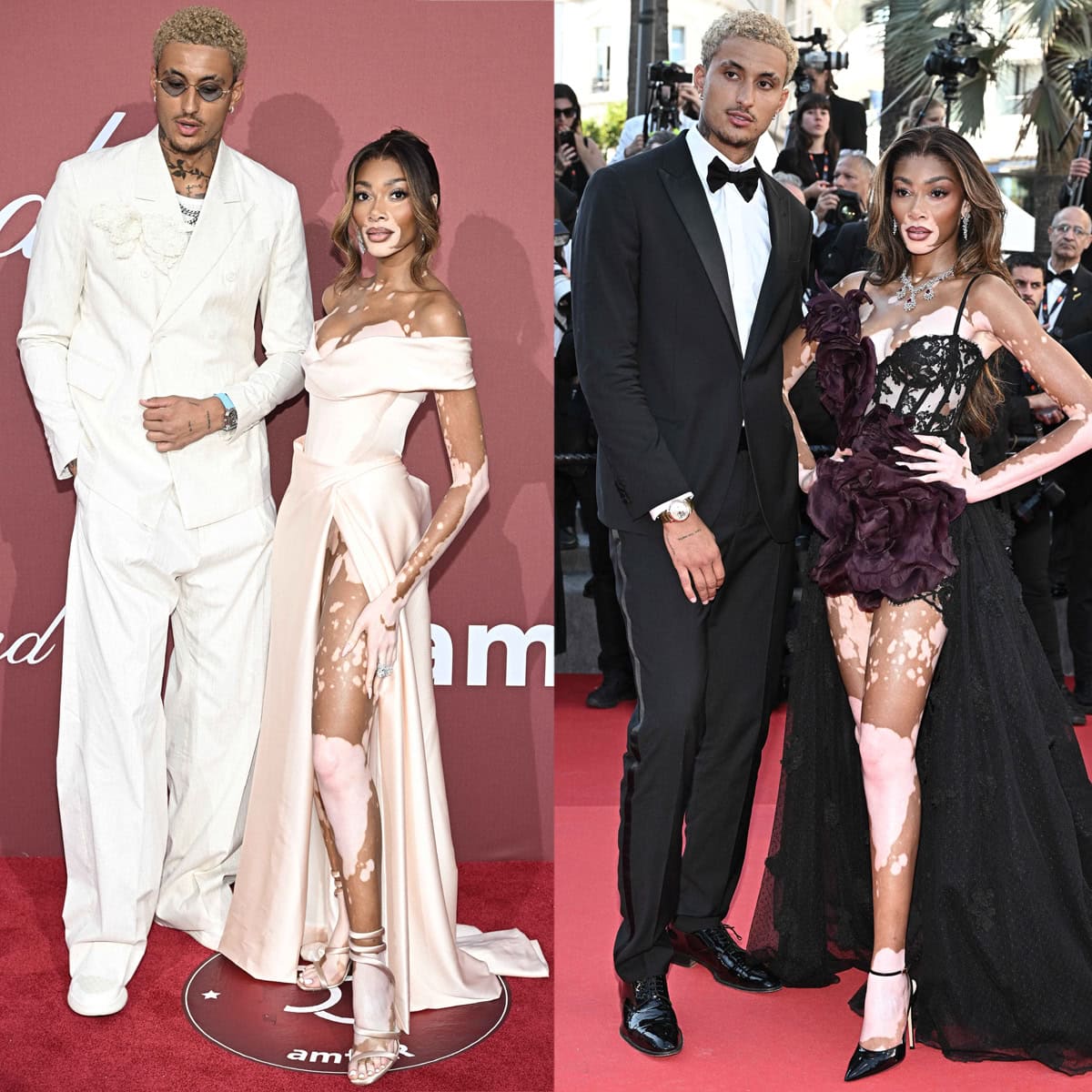 Kyle Kuzma and Winnie Harlow turn the Cannes Film Festival into a date night in matching glamorous outfits