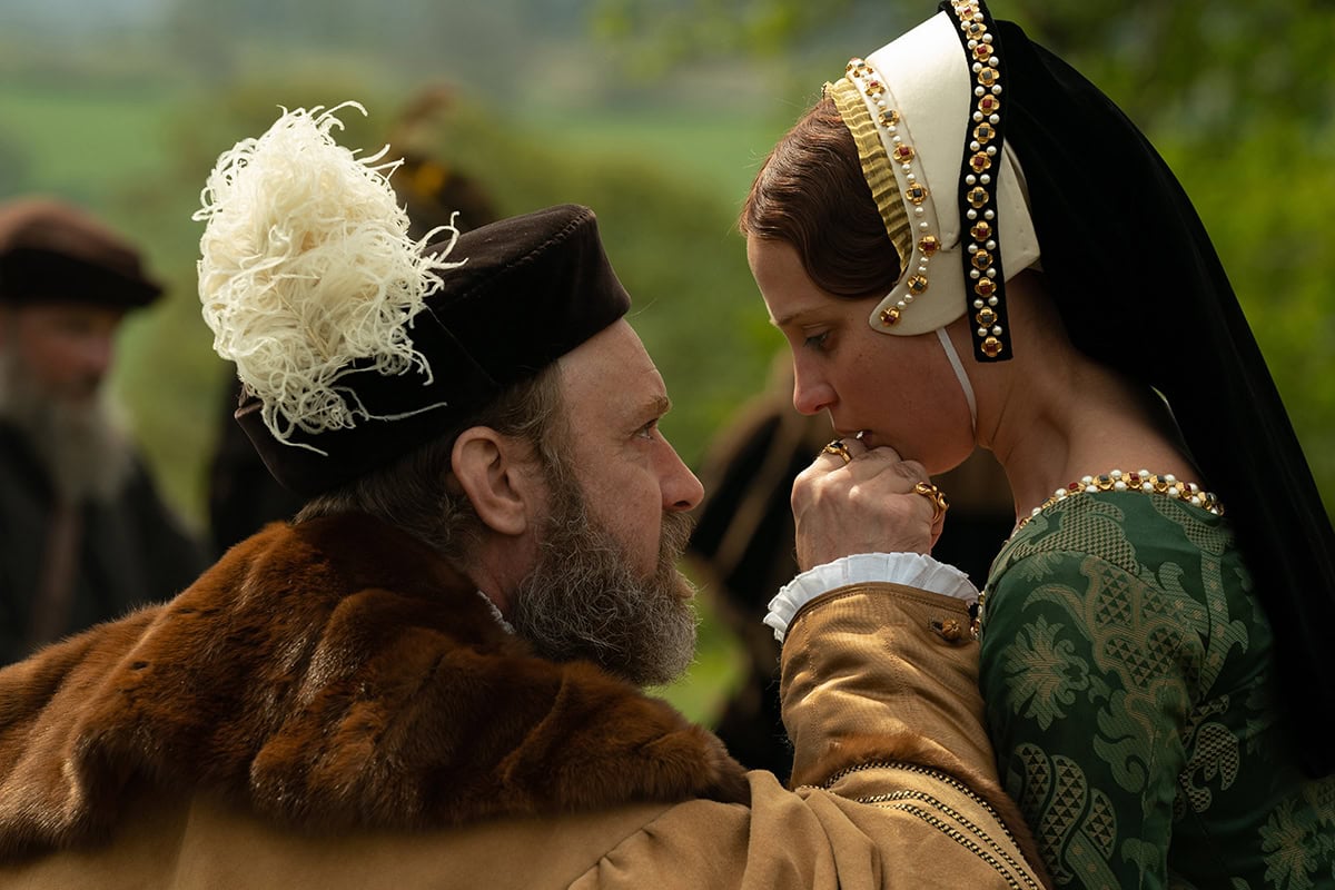 Jude Law and Alicia Vikander star as Henry VIII and Katherine Parr in the historical drama Firebrand