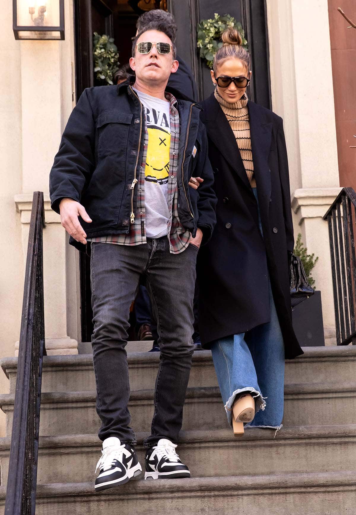 Ben Affleck and Jennifer Lopez go house hunting in New York City in March 2024 a month before sparking divorce rumors