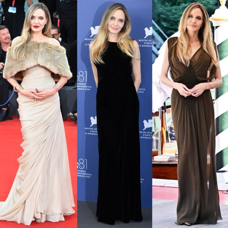 Angelina Jolie Channels Maria Callas in Stunning Gowns at the Venice