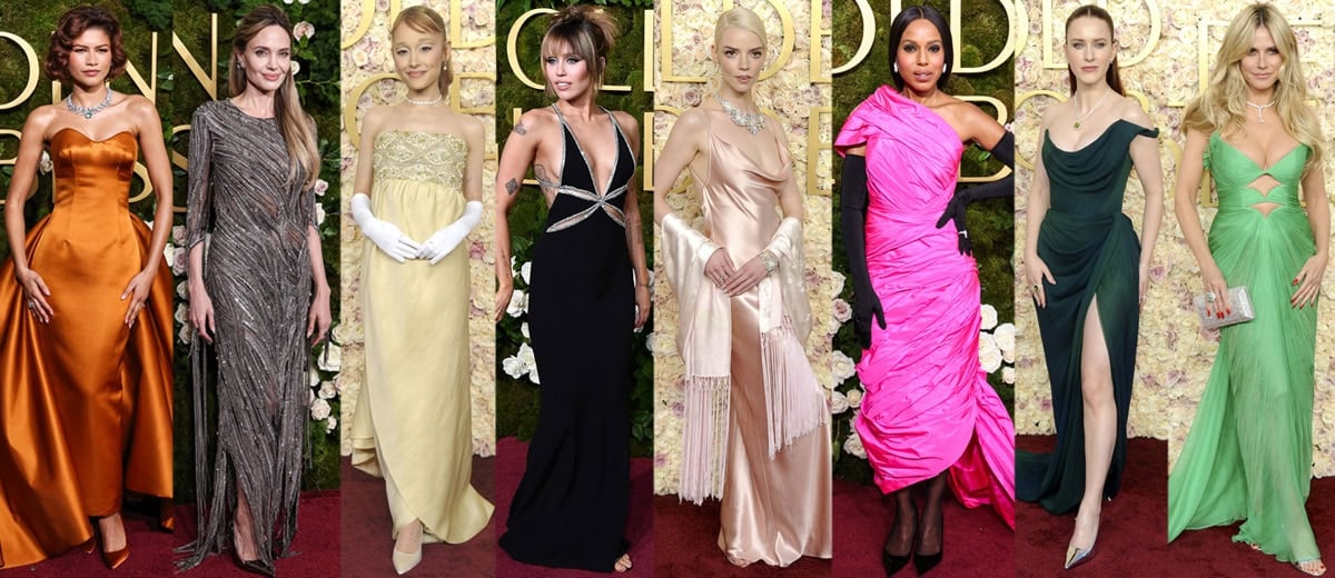 Some of the best-dressed celebrities at the 2025 Golden Globe Awards, like Zendaya, Angelina Jolie, and Ariana Grande, wore matching pumps and gowns, while others opted for open-toe heels, like Miley Cyrus, Anya Taylor-Joy, and Heidi Klum